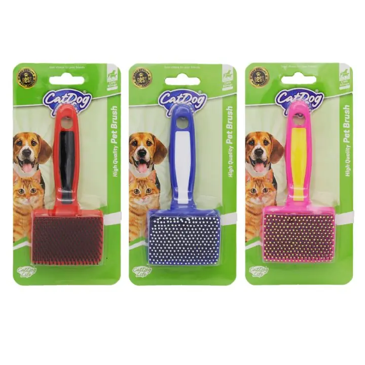 CatDogLife Massage-Tip Grooming Brush