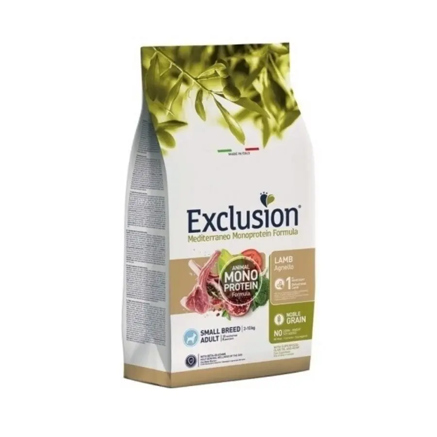 Exclusion Monoprotein Lamb & Pomegranate Low-Grain Small Breed Adult Dog Food