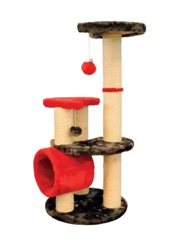 M-Pets Montblanc Cat Scratching Tower, 40 x 40 x 86 cm
