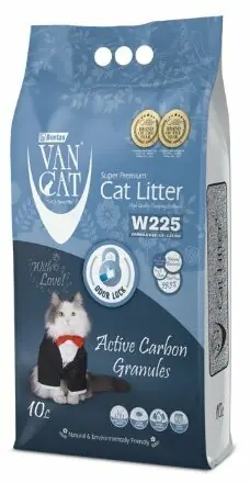Van Cat Activated Carbon Fine-Grain Clumping Bentonite Litter
